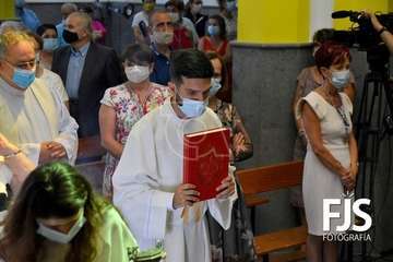 Telde rinde honores a la Virgen de Las Nieves con una solemne misa en Lomo Magullo/Francisco Javier Santana-TA.